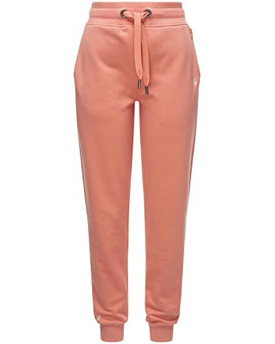 Navahoo Damen Jogginghose Sweathose Sporthose Relaxhose Schmusekätzchen Apricot Gr. L von Navahoo