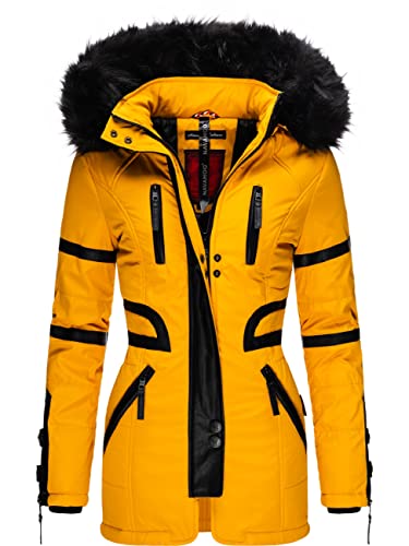 Navahoo Damen Mantel Winterjacke Kurzmantel Moon Yellow Gr. XS Navahoo Damen Mantel Winterjacke Kurzmantel Moon Yellow Gr. XS von Navahoo