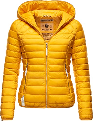 Navahoo Damen Übergangsjacke leichte Steppjacke mit Kapuze Ich Bin Hübsch Yellow Gr. XL Navahoo Damen Übergangsjacke leichte Steppjacke mit Kapuze Ich Bin Hübsch Yellow Gr. XL von Navahoo