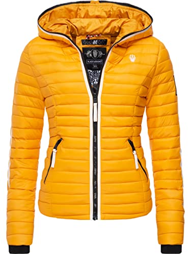 Navahoo Damen Übergangsjacke leichte Steppjacke kurz mit Kapuze Kimuk Prc Gelb Gr. M Navahoo Damen Übergangsjacke leichte Steppjacke kurz mit Kapuze Kimuk Prc Gelb Gr. M von Navahoo