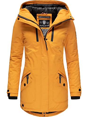 Navahoo Damen Warmer Winter Kurzmantel Avrille II Yellow Gr. XS Navahoo Damen Warmer Winter Kurzmantel Avrille II Yellow Gr. XS von Navahoo