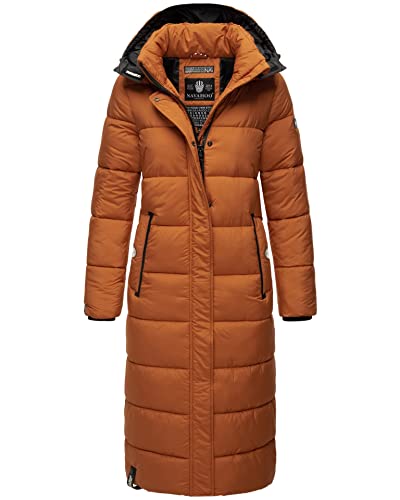 Navahoo Damen Winter Jacke Stepp Mantel B872 [B872-Isal-Cinnamon-Gr.L] von Navahoo