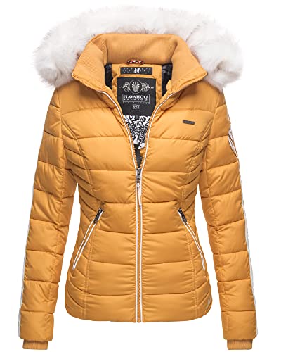 Navahoo Damen Winterjacke Steppjacke Kurz Parka gefüttert Outdoor Khingaas Gelb 34 - XS Navahoo Damen Winterjacke Steppjacke Kurz Parka gefüttert Outdoor Khingaas Gelb 34 - XS von Navahoo