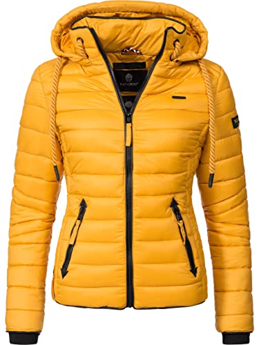 Navahoo Damen leichte Übergangsjacke Steppjacke mit Kapuze Lulana Gelb Gr. XXL Navahoo Damen leichte Übergangsjacke Steppjacke mit Kapuze Lulana Gelb Gr. XXL von Navahoo