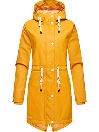 Navahoo Damen wasserdichte Übergangsjacke Regenjacke Flower of Ocean Amber Yellow Gr. XXL Navahoo Damen wasserdichte Übergangsjacke Regenjacke Flower of Ocean Amber Yellow Gr. XXL von Navahoo