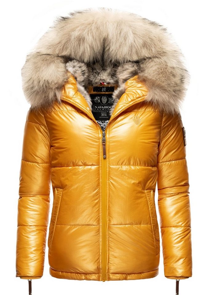 Navahoo Winterjacke Tikunaa warm gefütterte Damen Steppjacke mit Kunstfellkapuze Navahoo Winterjacke Tikunaa warm gefütterte Damen Steppjacke mit Kunstfellkapuze von Navahoo