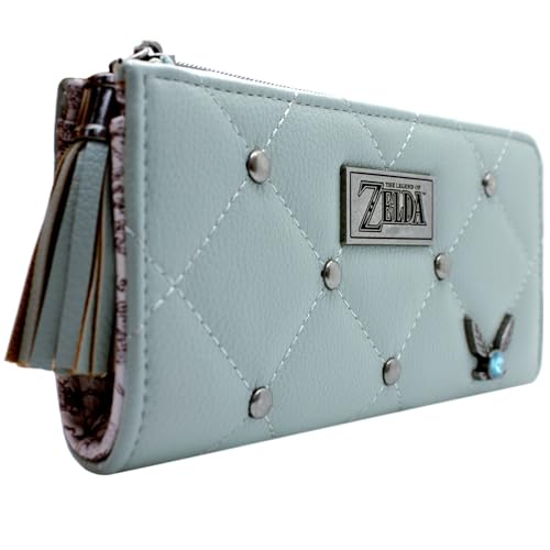 Navi Zelda Fee Ocarina of Time Link Großer Deku Baum Portemonnaie Clutch Münzfach & Kartenhalter, Grün von Navi