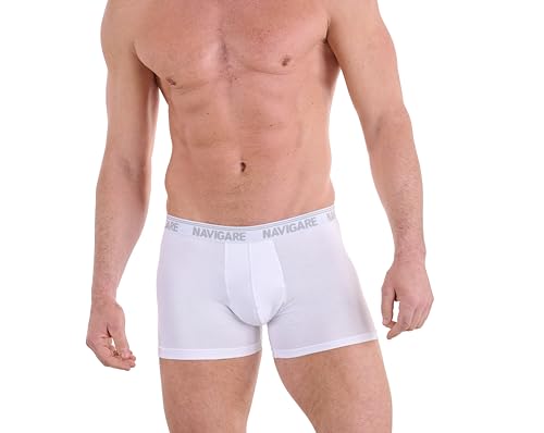 Navigare Herren Boxer Uomo Calibrato – Pack Da 4 – Jersey Cotone Elasticizzato – Nuova Collezione 2025 – Bianco/Assortiti Slip, Weiß, XXXXL (4er Navigare Herren Boxer Uomo Calibrato – Pack Da 4 – Jersey Cotone Elasticizzato – Nuova Collezione 2025 – Bianco/Assortiti Slip, Weiß, XXXXL (4er von Navigare