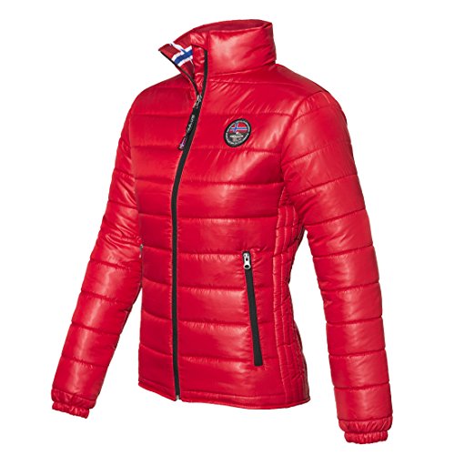 Nebulus Damen Jacke TERRY, warme Outdoorjacke, praktische & vielseitige Übergangs- & Winterjacke, rot - L/40 von Nebulus