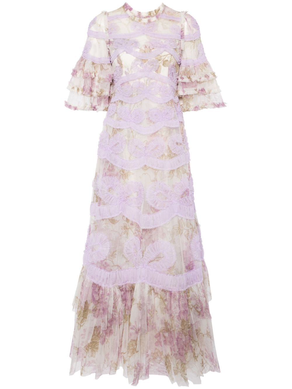 Needle & Thread Wisteria Ingrid Abendkleid - Violett von Needle & Thread