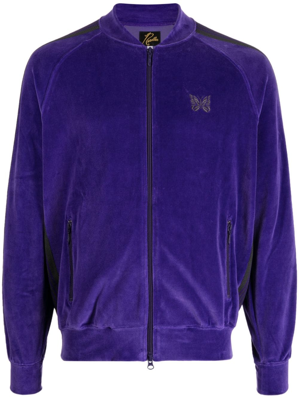 Needles Sportjacke aus Samt - Violett von Needles