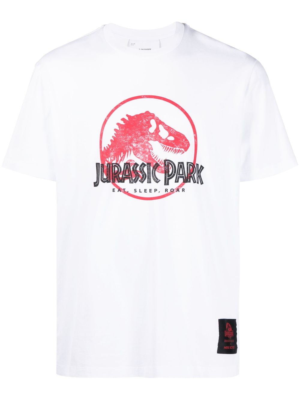 Neil Barrett T-Shirt mit "Jurassic Park"-Print - Weiß von Neil Barrett