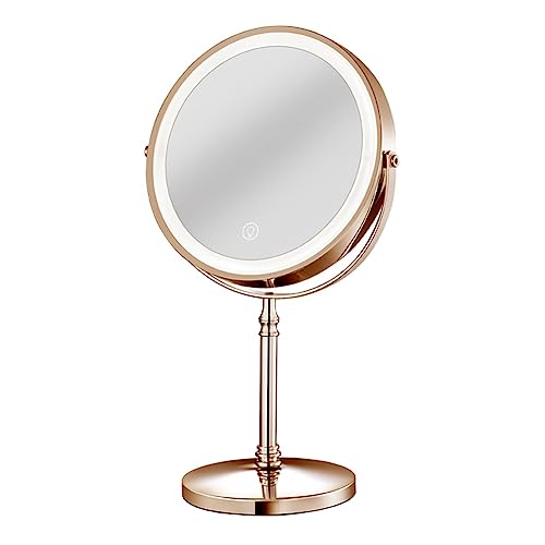 Nettoppo 1Set 10X LED-, Wiederaufladbar, Make-Up-, Vergrößerung, Kosmetikspiegel, 2-Seitig Verstellbar, mit 3 Farben C Nettoppo 1Set 10X LED-, Wiederaufladbar, Make-Up-, Vergrößerung, Kosmetikspiegel, 2-Seitig Verstellbar, mit 3 Farben C von Nettoppo