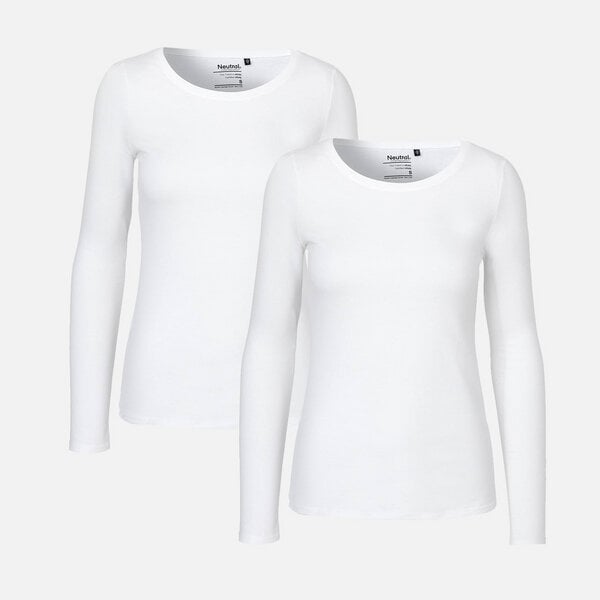 Neutral® Doppelpack Long Sleeve Shirt - Bio-Baumwolle von Neutral®