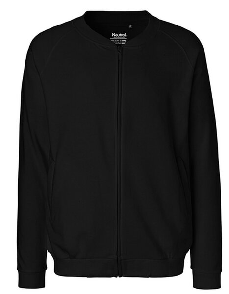 Neutral® Herren Unisex Sweatjacke ohne Kapuze von Neutral®