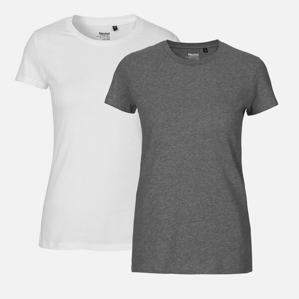 NEUTRAL® Doppelpack Damen Bio T-Shirt  - Bio Baumwolle von Neutral®