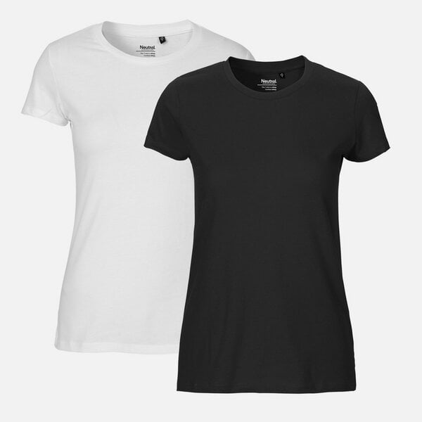 NEUTRAL® Doppelpack Damen Bio T-Shirt  - Bio Baumwolle von Neutral®