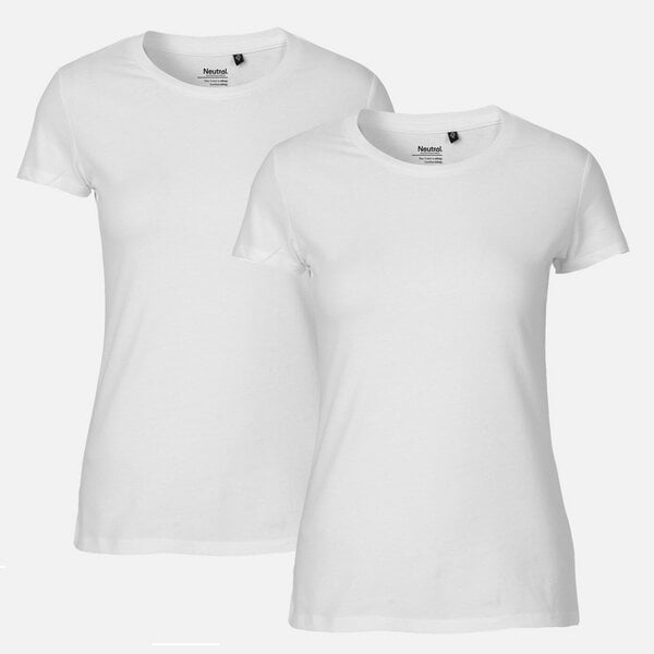 NEUTRAL® Doppelpack Damen Bio T-Shirt  - Bio Baumwolle von Neutral®