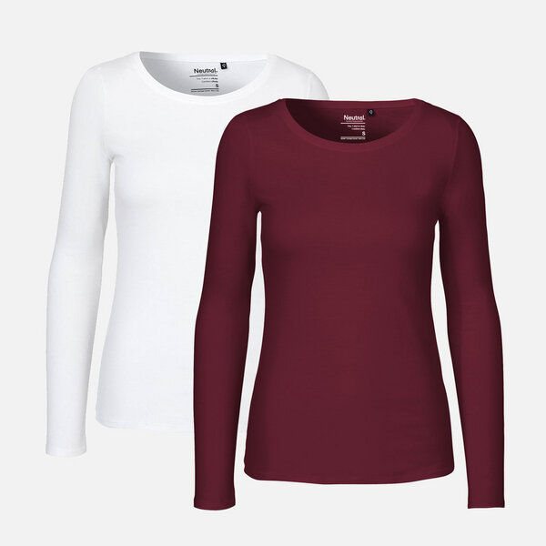 Neutral® Doppelpack Long Sleeve Shirt - Bio-Baumwolle von Neutral®