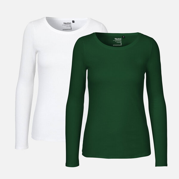 Neutral® Doppelpack Long Sleeve Shirt - Bio-Baumwolle von Neutral®