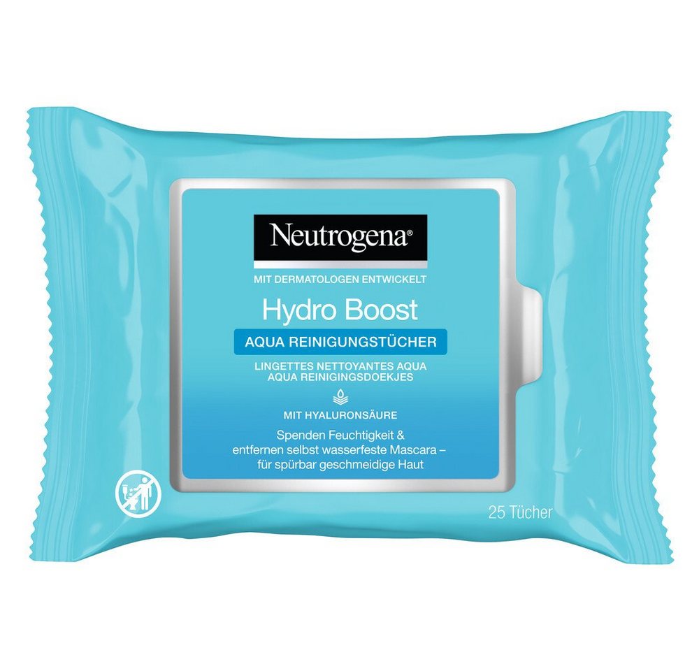 Neutrogena Gesichtsreinigungstücher Hydro Boost Aqua Reinigungstücher - 25St. von Neutrogena