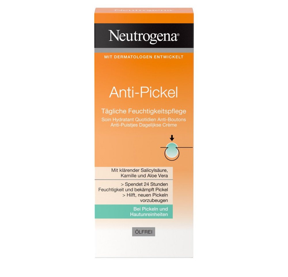 Neutrogena Tagescreme Anti-Pickel Tägliche Feuchtkeitspflege ölfrei - 50ml von Neutrogena