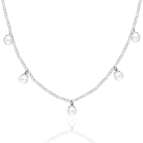 Nevamkette Kette Damen : 925 Silber Elegante Goldkette damen, Stilvoller Damen Schmuck, Vielseitige Halskette - Geschenk - Halskette Damen von Nevamkette