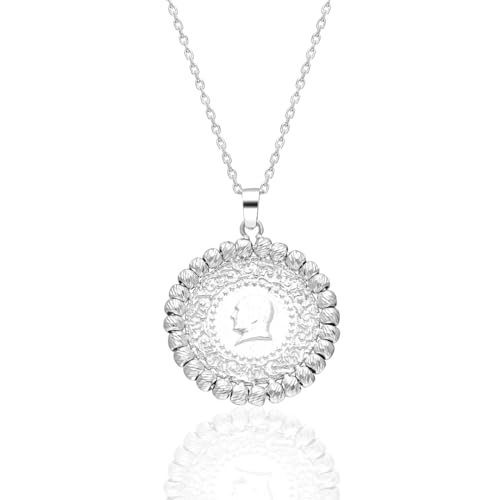 Nevamkette Kette Damen : 925 Silber Elegante Goldkette damen, Stilvoller Damen Schmuck, Vielseitige Halskette, Perfektes Geschenk - Halskette Damen von Nevamkette