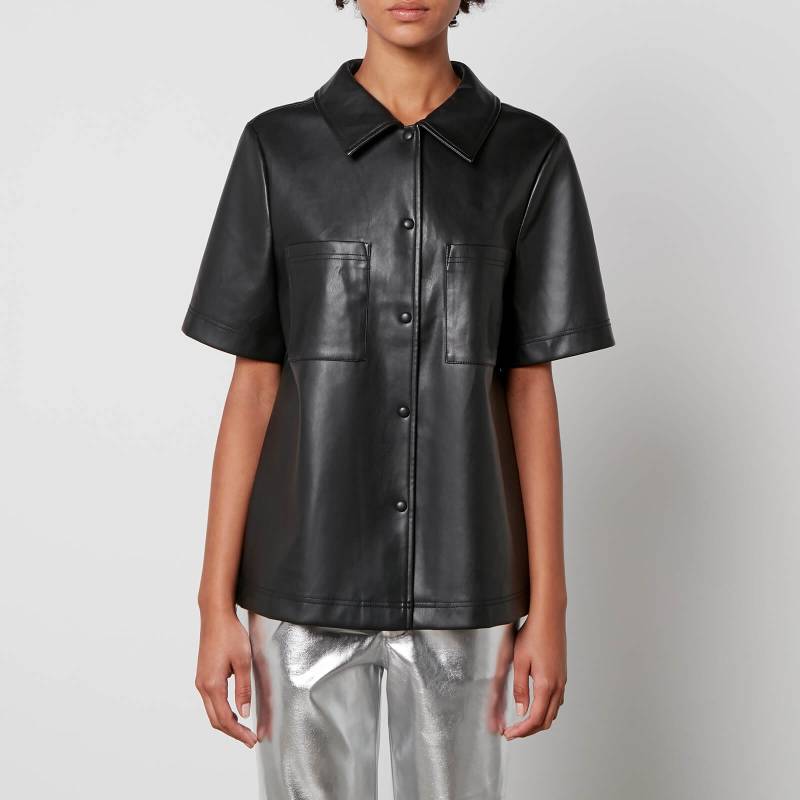 Never Fully Dressed Vegan Leather Lizzie Shirt - UK 16 von Never Fully Dressed