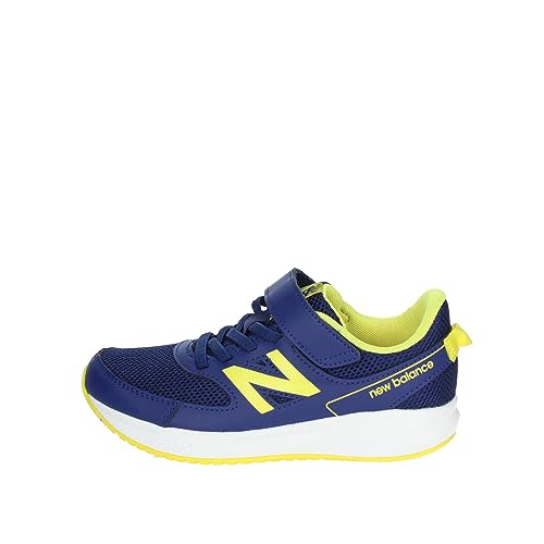 New Balance 570v3 Bungee Lace with Hook and Loop Top Strap Sneaker, Blue, 24 EU von New Balance