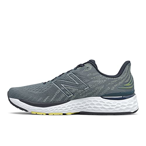 New Balance - 880 - M880F11, Grau/Gelb, 8 Narrow von New Balance