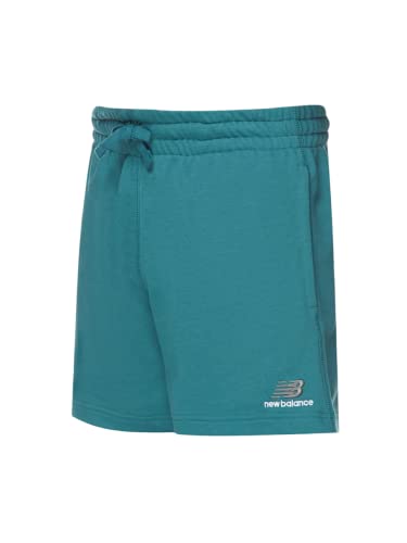 New Balance Bermuda NEWBALANCE Uni-SSENTIALS French Terry Short, Vda - Vintage Teal (317), XXL von New Balance