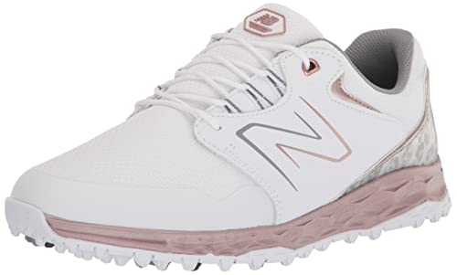 New Balance Damen Fresh Foam Link Sl V2 Golfschuh, Weiß/Rotgold, 40 EU von New Balance