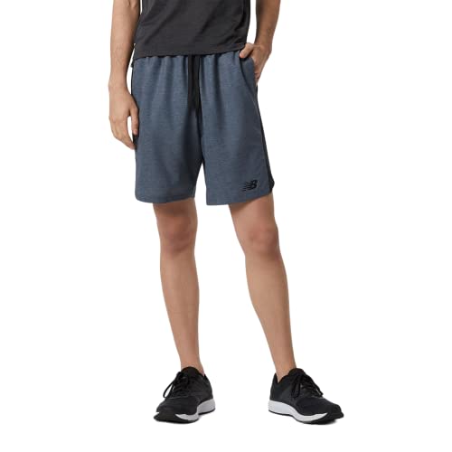 New Balance Men's 9 Inch Tenacity Woven Logo Short, Thunder Heather, X-Large von New Balance