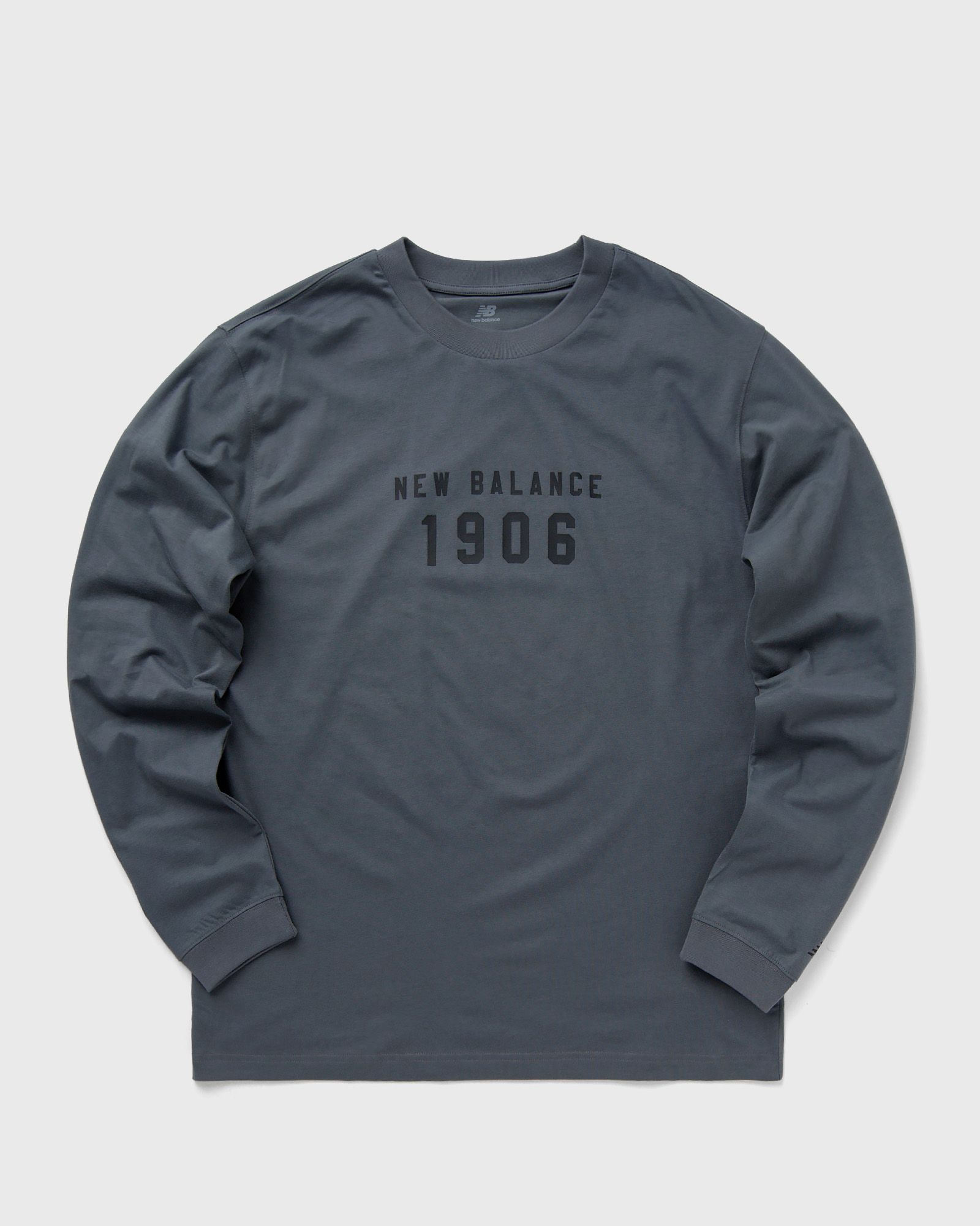 New Balance Sport Essentials Graphic Long Sleeve T-Shirt men Longsleeves blue|grey in Größe:XL von New Balance