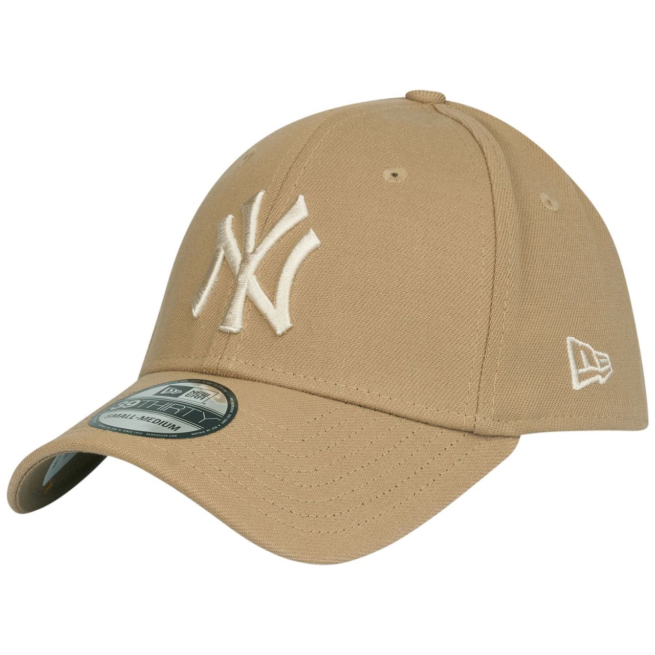 New Era 39Thirty Stretch Cap - New York Yankees khaki stone von New Era