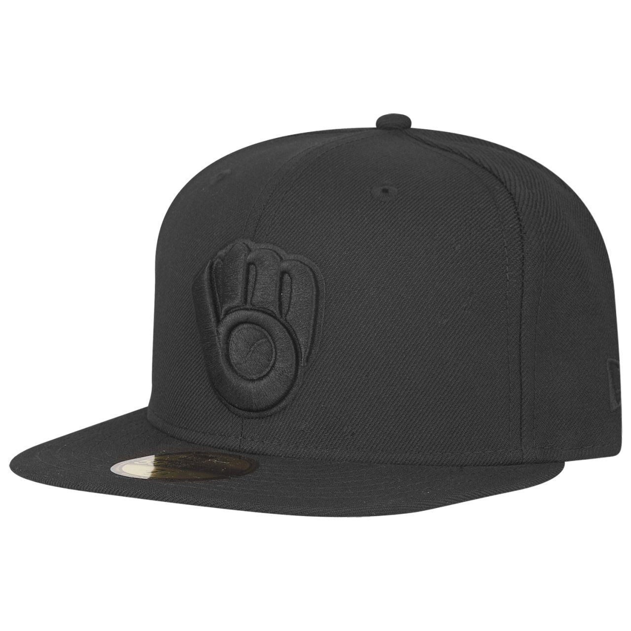 New Era 59Fifty Cap - MLB BLACK Milwaukee Brewers von New Era