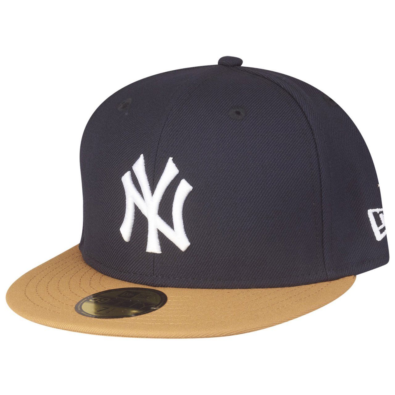 New Era 59Fifty Fitted Cap - MLB New York Yankees navy beige von New Era
