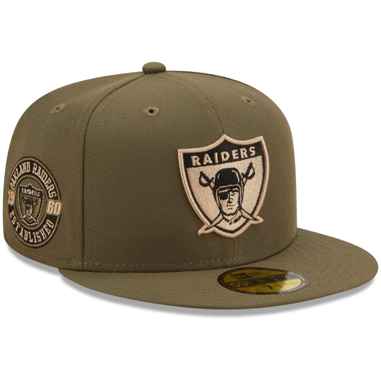 New Era 59Fifty Fitted Cap - NFL Established Oakland Raiders von New Era