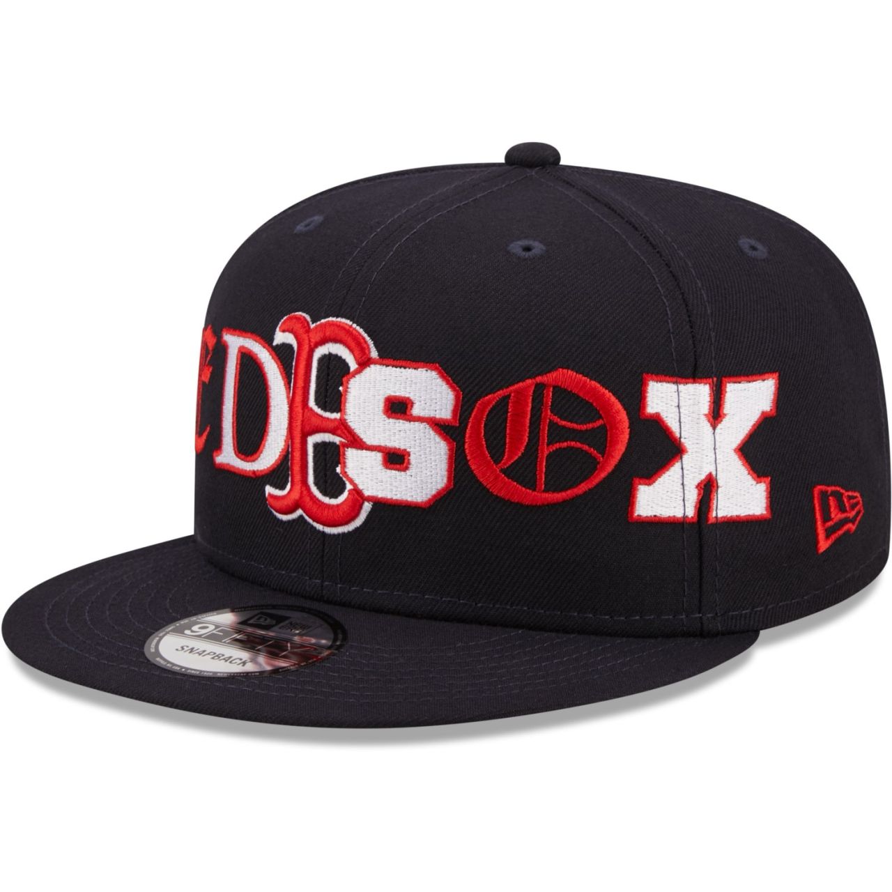 New Era 9Fifty Snapback Cap - TYPOGRAPHY Boston Red Sox von New Era