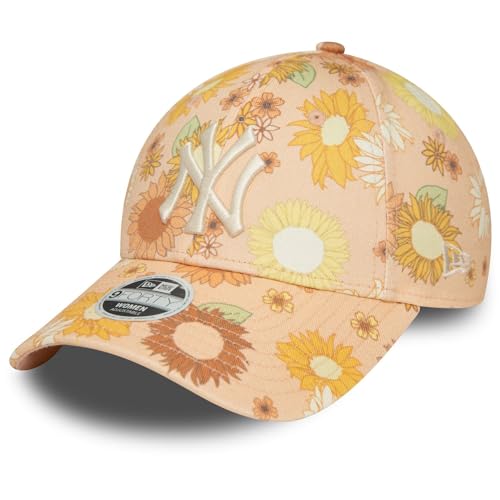 New Era 9Forty Damen Cap - FLORAL New York Yankees Peach von New Era