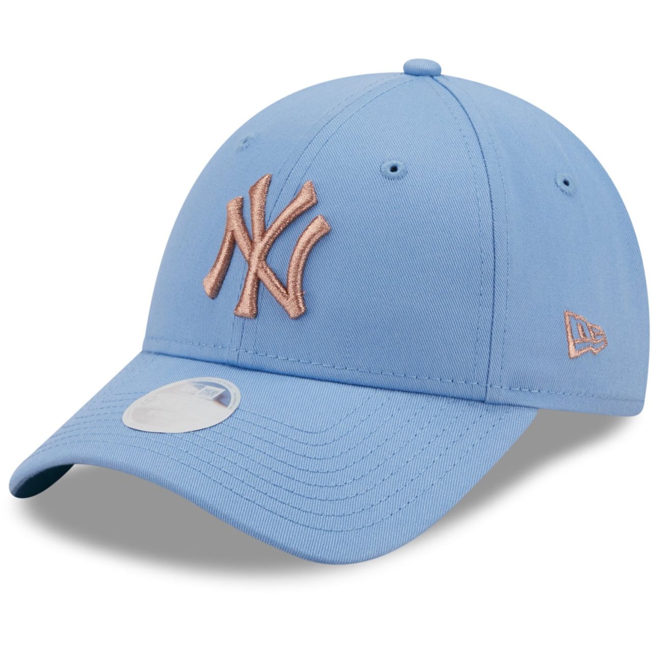 New Era 9Forty Damen Cap - METALLIC New York Yankees sky von New Era