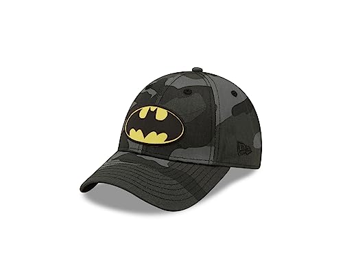 New Era Batman DC Comics Basecap 9Forty verstellbar Kinder Mädchen Junge Camouflage schwarz - Child von New Era