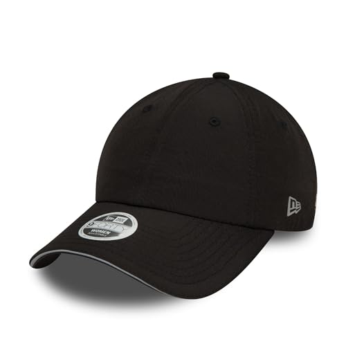 New Era Damenkappe verstellbar unstrukturiert Basecap schwarz offene Rückseite Zopf - One-Size von New Era