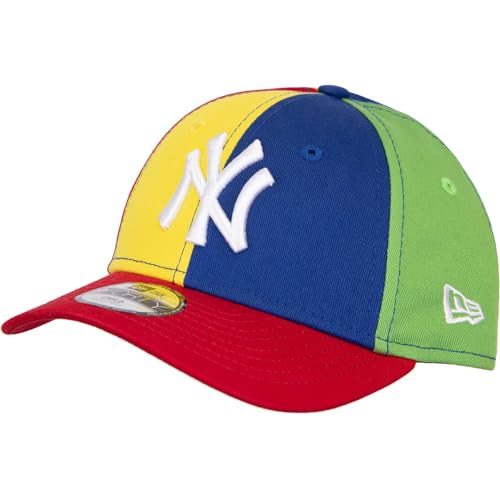 New Era MLB Color Block Essential NY Yankees 9forty Kids Cap (DE/NL/SE/PL, Alter, 2 Jahre, 6 Jahre, Multi) von New Era