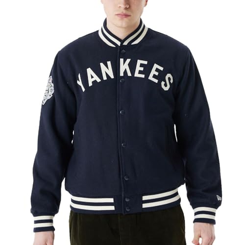 New Era - MLB New York Yankees Patch Varsity Jacke, Größe:M von New Era