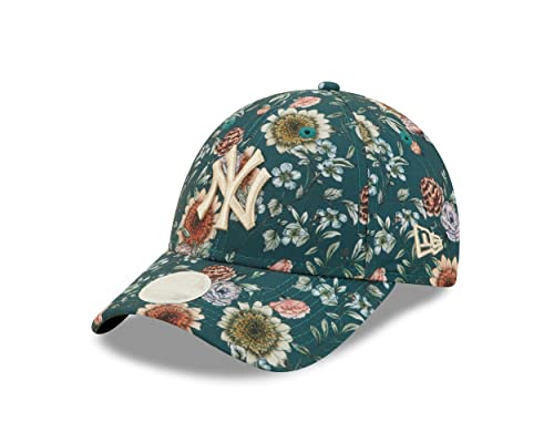 New Era New York Yankees MLB Floral Green 9Forty Adjustable Women Cap - One-Size von New Era