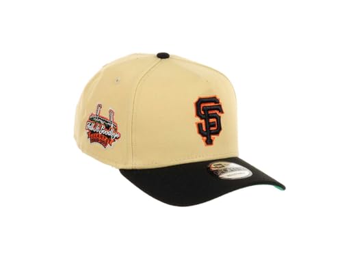 New Era San Francisco Giants MLB Tell It Goodybye Stadium Sidepatch Vegas Gold Black 9Forty A-Frame Snapback Cap - One-Size von New Era