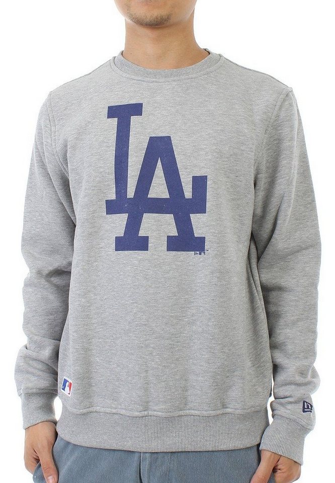 New Era Sweater New Era Nos Crew Pullover Men LA DODGERS Hellgrau von New Era