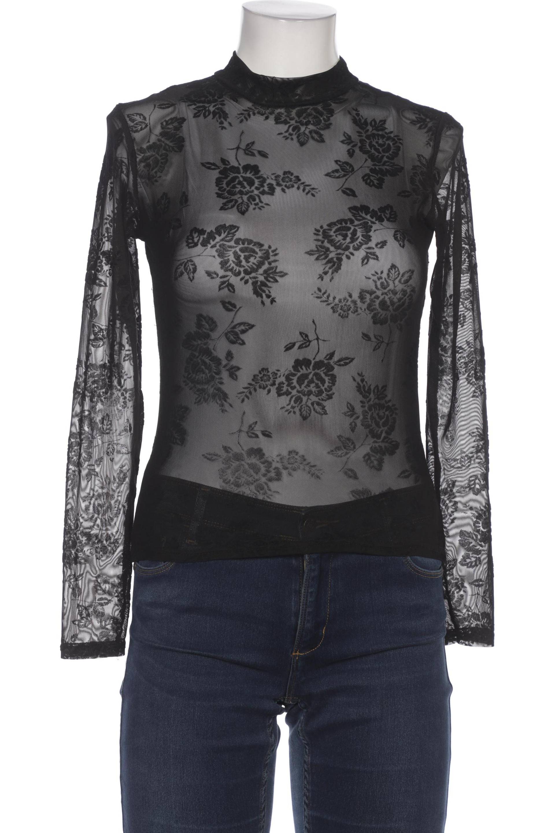 New Look Damen Langarmshirt, schwarz, Gr. 40 von New Look